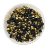Epoxy puntas diamond fondo de oro negro Item Picture
